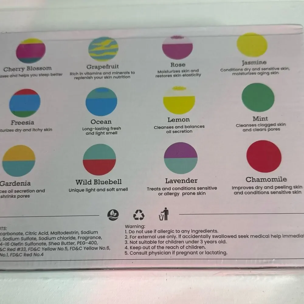Bath Bomb Set of 12…Relaxing Spa Experience